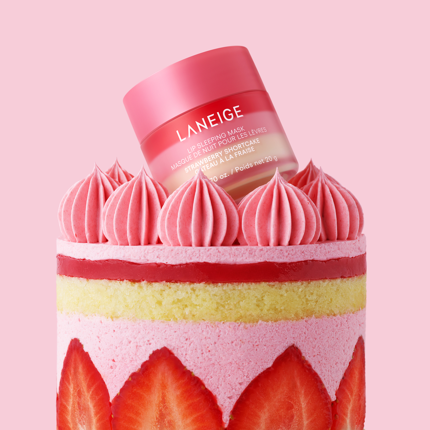 LIP SLEEPING MASK STRAWBERRY SHORTCAKE (MASCARILLA DE NOCHE PARA LABIOS)